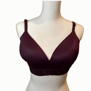 Victoria Secret Pink Comfort Bra Size Dark Purple 36D